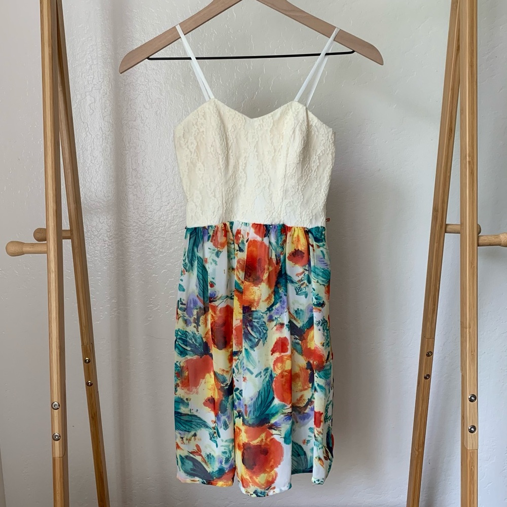 City Triangles Strapless Twofer Dress - Size 3